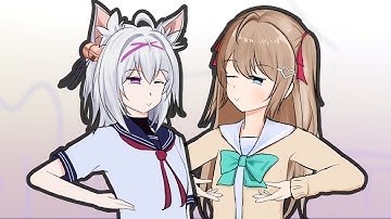 Neuro and Filian debate their "Size"  - Vtuber Animation