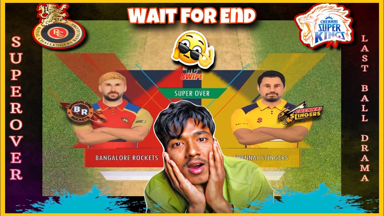 Super Over 😱 RCB vs CSK || last Ball Drama || RCswipe Gameplay #rcswipe ...