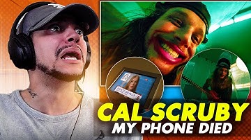 HORROR MOVIE CAL!!!! Cal Scruby - MY PHONE DIED (LIVE REACTION)