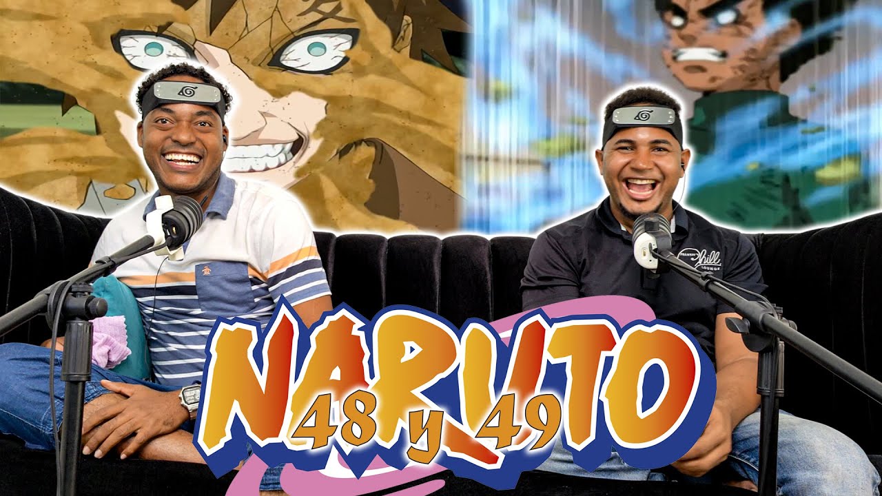 ROCK LEE VS GAARA  - NARUTO - CAPITULO 48 Y 49