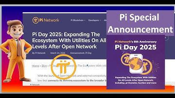 Pi Network: Pi Day 2025 Expanding The Ecosystem With Utilities After Open Network | Pi Announcement