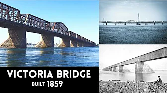Montreal's First Bridge from 1859