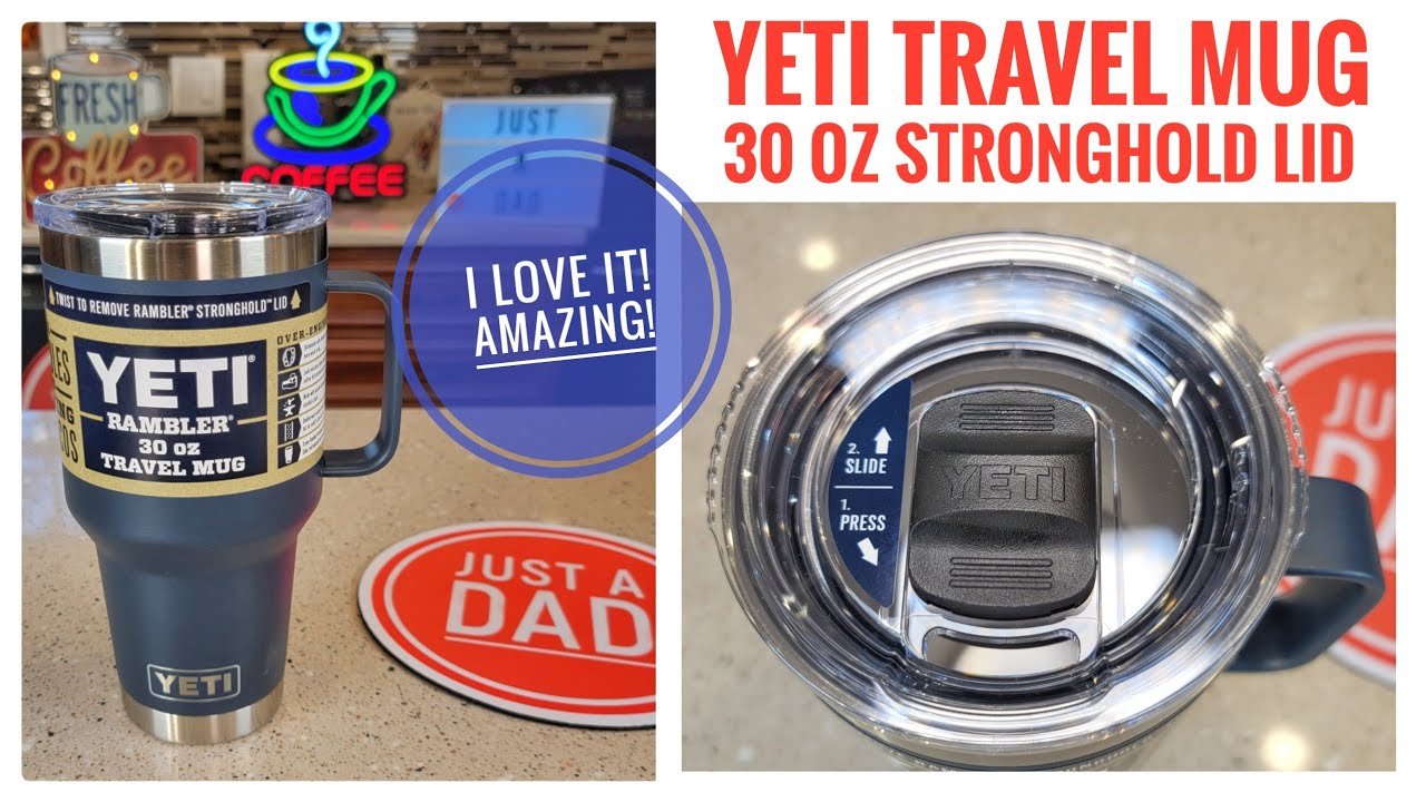 Yeti 30oz Travel Mug!!! With stronghold lid 