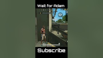 1000 IQ 😜 Adam Use Own Tips and Tricks To Kill Grandmaster player|| Funny 🤣 Ending #freefire #shorts