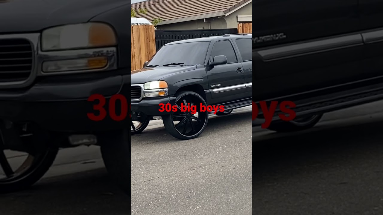 30 inch rims on Yukon 