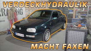 Golf 3 Cabrio ► Projektstart &amp; Bestandsaufnahme