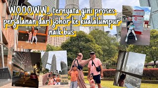 TRAVEL VLOG | Perjalanan johor ke Kuala Lumpur nais bus | eksplore Bukit Bintang | alor