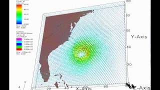 Visualization of Hurricane Isabelle