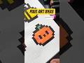 pixel art ideas | pumpkin | #pixelart #art #minecraft