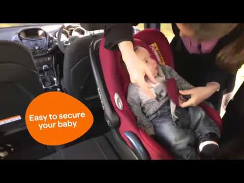 How Install Maxi-Cosi Cabriofix Newborn Baby Car Seat in Your - YouTube