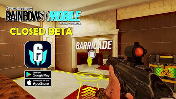 Rainbow Six Mobile (Ubisoft) - Closed Beta Gameplay (Android/IOS)