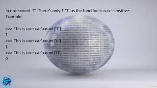String count  Function in python