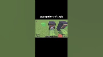 testing minecraft logic #minecraft #gaming #shorts