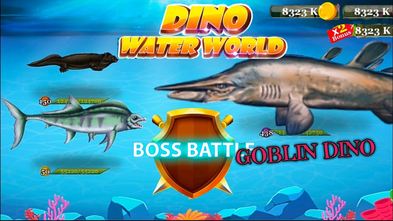 DINO WATER WORLD MOD APK + GOBLIN DINO PART 2
