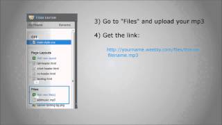 How to add background music | Weebly tips and tricks