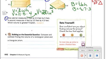 8-4 volume of prisms