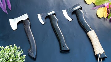 Rìu đi rừng rèn thủ công , cầm đầm tay ,lưỡi sắc bén