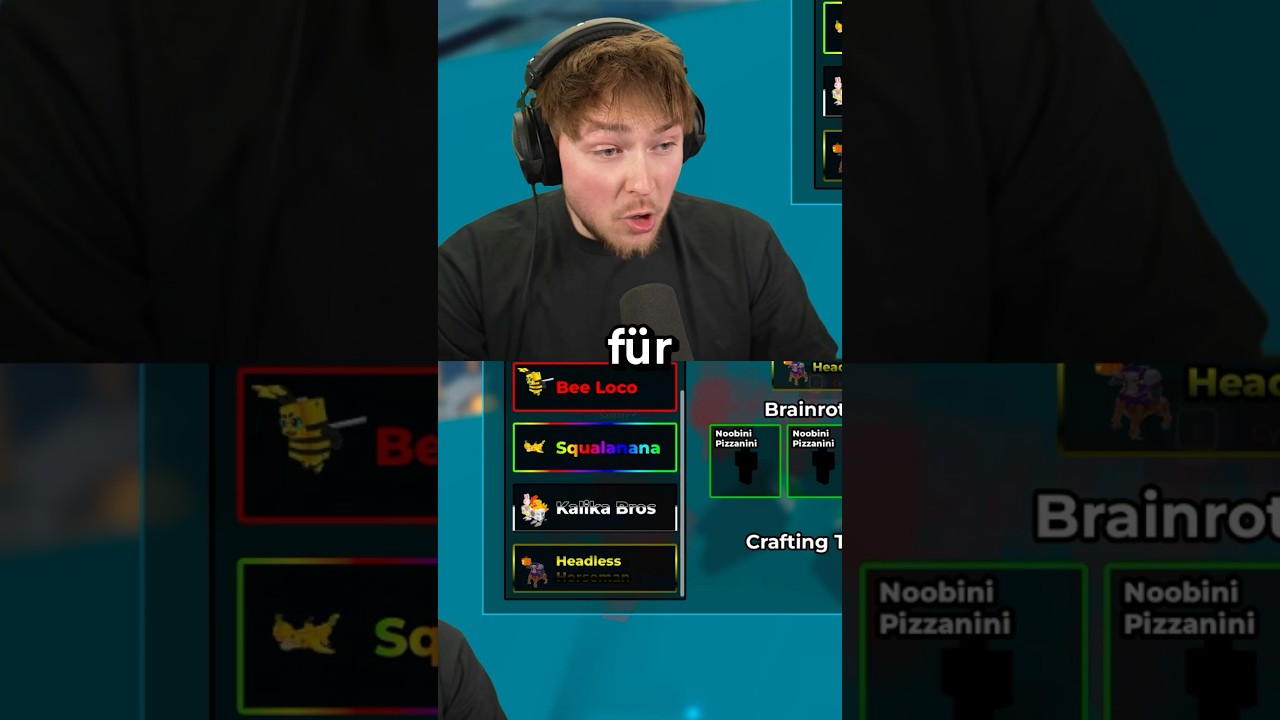 Headless für 4 NOOBINIS😱 #roblox