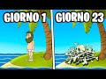 SOPRAVVIVO IN UN'ISOLA DESERTA PER 100 GIORNI! - Johnny's Island