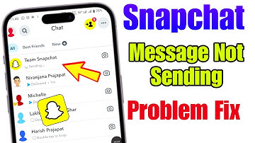 How to Fix Snapchat Message Not Sending Problem 2025 | Snapchat Message Sending Problem