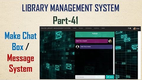 How to make a Chat box like Messenger or WhatsApp with HTML, CSS & Bootstrap | LMS- Part 41 (extra)