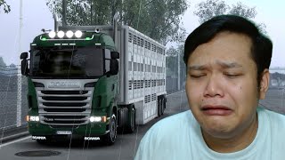 HUJAN DAN KENA MACET MENGANTAR HEWAN KURBAN - ETS2 INDONESIA