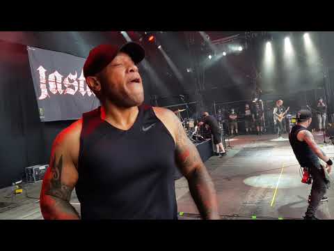 Jasta 'Body Hammer' Dino Cazares & Howard Jones Bloodstock Festival 2018 stage view Fear Factory