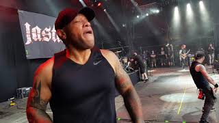 Jasta 'Body Hammer' Dino Cazares & Howard Jones Bloodstock Festival 2018 stage view Fear Factory