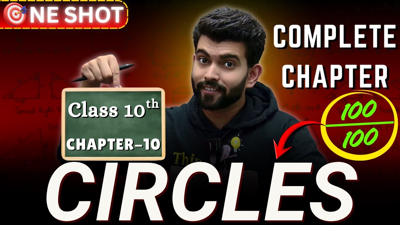 Circles Class 10 Maths One Shot 🔴 | NCERT + PYQs + Full Concept | Ajay Poonia Tuition Town