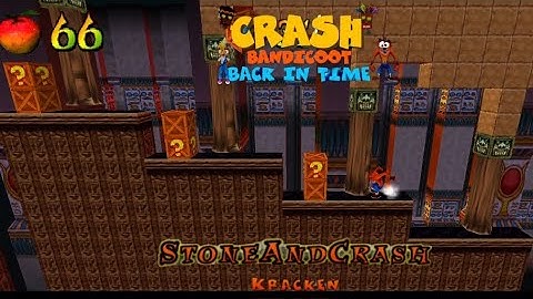 Crash Bandicoot - Back In Time Fan Game: Custom Level: Stone And Crash By Kracken