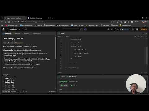 Happy Number | LeetCode 202 | Easy Solution in C++