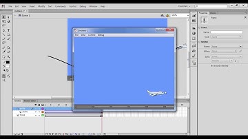Flash Animation Tutorials - 15 - Plane landing and taking off