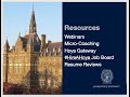 Georgetown regional club webinar exploring alumni career services resources