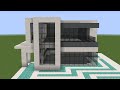 Minecraft - How to build a modern city house
