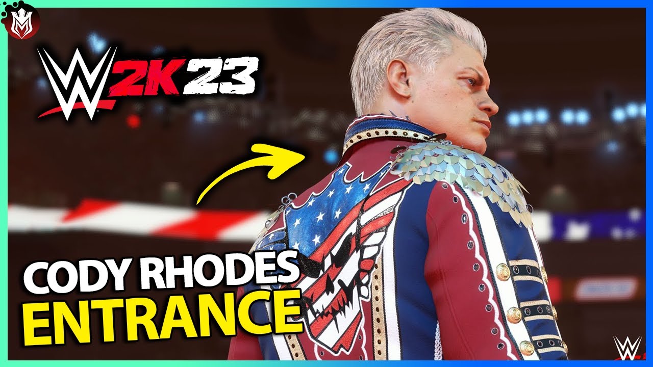 WWE 2K23 NOVAS IMAGENS E ENTRANCE DO CODY RHODES YouTube