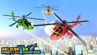 Police Helicopter Robot Car Transform Robot Games ( Android Gameplay ) Part 2 | Rution Games screenshot 2