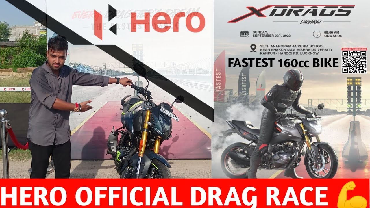 Fastest 160cc bike 🥵 hero Drag Rider Rohan YouTube