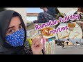 My full day routine of ramadan   shopping from rashakai market  eman ka pehla roza 