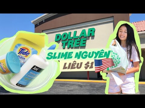 THỬ THÁCH LÀM SLIME BẰNG NGUYÊN LIỆU TỪ TIỆM $1 BÊN MỸ? CÁI KẾT?!