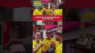 Encontro de Brasileiros na Times Square #indavirus #albertomecanico #lauroantigo #videosengracados