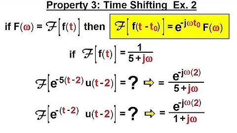 Electrical Engineering: Ch 19: Fourier Transform (25 of 45) Property 3: Time Shifting: Ex. 2