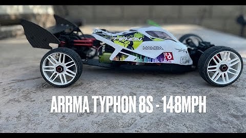 Arrma Typhon Stretched Speed Run - 8S - 148MPH - Castle Creations 1721 - XLX2