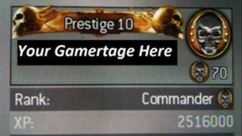 New Xbox360 MW2 10th Prestige Lobby Hack After Patch,  March 10th 2010