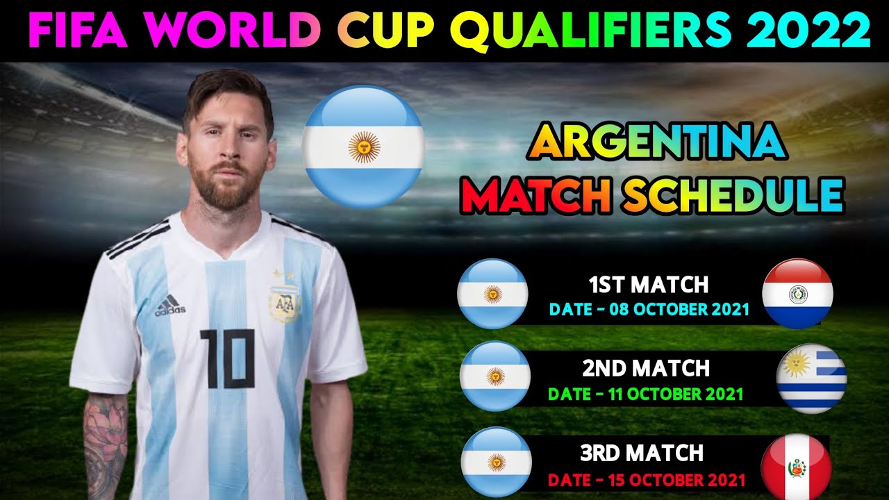 Argentina World Cup 2022 Qualifiers Match Schedule World Cup 2022 Qualifiers Argentina Fixtures 