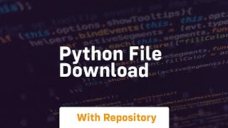 python file download