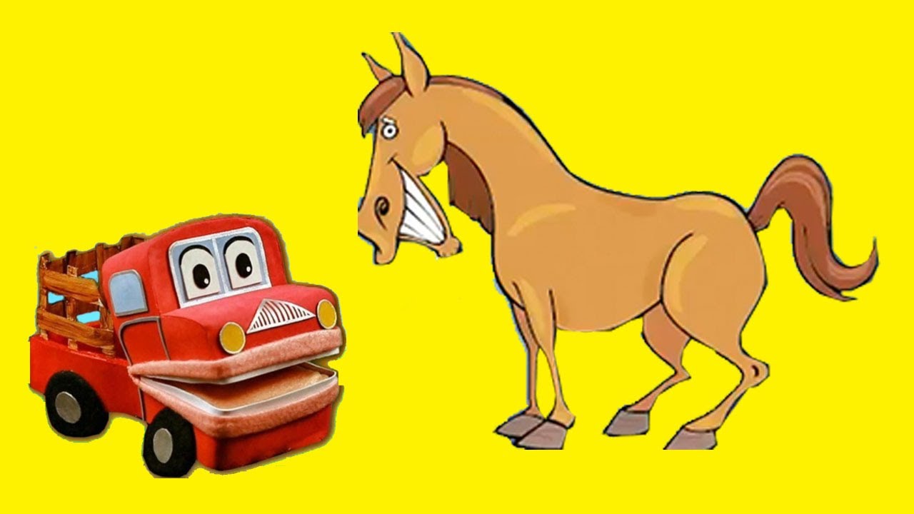 El sonido de los animales. Educación infantil. Canciones infantiles.Barney el camión