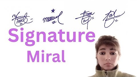 Miral name signature style||name signature with arooj 