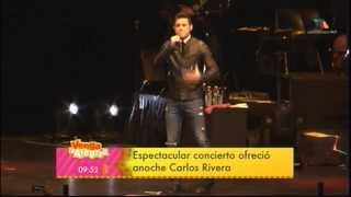 Carlos Rivera - Espectacular concierto en el teatro Metropólitan / Nota Venga la alegría (15 11 13)