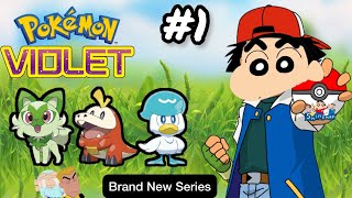 Shinchan and his friends joined Pokemon School (Pokemon Violet) Episode 1