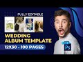 Save Time and Money with These Wedding Album Design Templates! #weddingalbumdesign #psd #EditablePSD